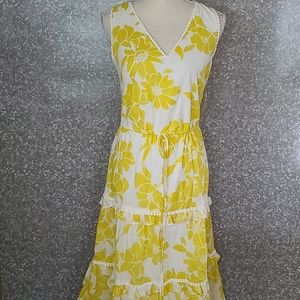 Roz & Ali floral maxi dress size 6